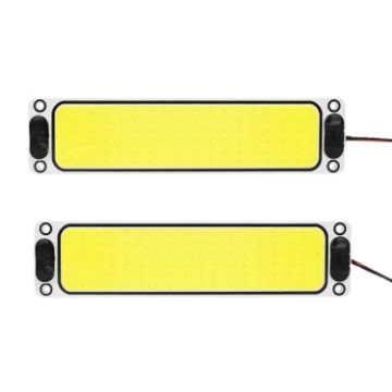 2PCS Car Cab LED Reading Light COB Truck Interior Dome Lamp - White - 1