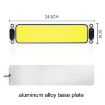2PCS Car Cab LED Reading Light COB Truck Interior Dome Lamp - White - 2