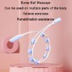 Pink Shoulder Neck & Back Meridian Roller Massager - Manual Dredging Tool - 3