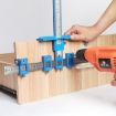 Woodworking Tool Handle Punch Locator Cabinet Door Hole Opener Set - 7