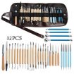 32 In 1 Pottery Tool Set for Clay and Stone Carving - DIY Combination Kit - 1