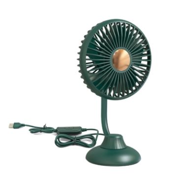 Mini Hose Small Car USB Fan F502 - Green - 1