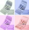 16 In 1 Nail Art Tool Set - Clippers, Scissors, Manicure - Coffee Color - 2