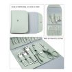 16 In 1 Nail Art Tool Set - Clippers, Scissors, Manicure - Coffee Color - 4