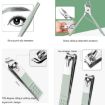 16 In 1 Nail Art Tool Set - Clippers, Scissors, Manicure - Coffee Color - 5