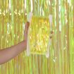 Yellow Candy Rain Curtain 1x3m - Festive Party Decoration Photo Backdrop - 1