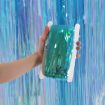 Blue Candy Rain Curtain Festive Party Decoration Photo Backdrop 1x3M - 1