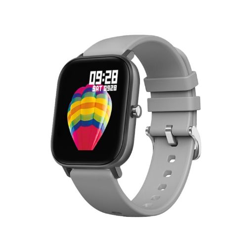 P8 1.4" Heart Rate & Blood Pressure Smart Watch - Silver Gray - 1