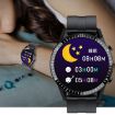 I9 1.5" Heart Rate/BP/Blood Oxygen Watch - Black Leather Strap - 7
