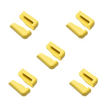 Yellow Adjustable Dashboard Phone Bracket - 5 Pairs for Car Navigation - 1