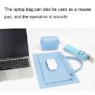S176 13" Cherry Pink Waterproof Laptop Bag with Power Pack - 7