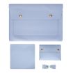 S178 3 In 1 Leather Waterproof Laptop Liner Bag, 13" Baby Blue - 1