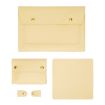 S178 3 In 1 Leather Waterproof Laptop Bag, 15" Light Yellow Liner - 1