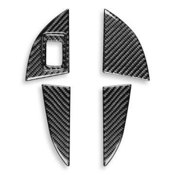 BMW X1 F48/X2 F39 LHD Door Storage Box Panel Stickers 5pcs Set Black - 1
