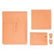 S177 3 In 1 Leather Waterproof Laptop Liner Bag, 13" (Honeydet Oranges) - 1