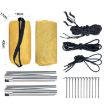Beige Rear Mosquito Repellent Sun Protection Tent RV Canopy Awning - 7