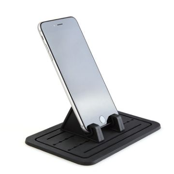 Car Phone & Tablet Holder - G01 Silicone Pad for Center Console (Black) - 1