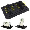 Car Phone & Tablet Holder - G01 Silicone Pad for Center Console (Black) - 2