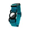 PUGGA GG1002 Blue Polyester Dog GPS Collar for AirTag, Size L - 1
