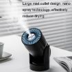 L09 USB Rotating Colorful Night Light Humidifier - Black - 5