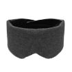 Oversized Cotton Blackout Sleep Eye Mask - Breathable, Black - 1