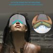 Oversized Cotton Blackout Sleep Eye Mask - Breathable, Black - 5