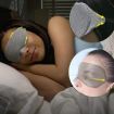 Adjustable Breathable Black Wire Nose Sleeping Eye Mask - 6