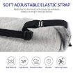 Adjustable Breathable Gray Wire Nose Sleeping Eye Mask - 4