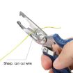 Lure Fishing Pliers Hook Picker + Anti-lost Rope (Black) - 4