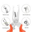 Lure Fishing Pliers Hook Picker + Anti-lost Rope (Black) - 5