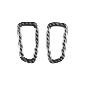 Chevrolet Corvette C8 A-Pillar Air Outlet Stickers Black 2pcs Set - 1