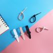 Fishbone Silicone Cable Tie Organizer - 3 Sets, 20pcs/Set, Purple - 5