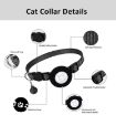 Reflective Light Green Cat Collar with Bell for Airtag Tracker - 4