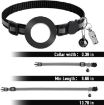 Purple Pet Anti-Lost Address Pendant Collar with Bell for Airtag - 3