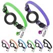 Orange Pet Anti-Lost Address Pendant Collar with Bell for Airtag - 2