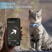 Airtag Tracker Protective Cover Pet Collar, M Size, Black PU Material - 6