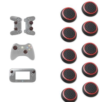 Luminous Silicone Button Caps for PS5/PS4/PS3/ONE/360/PRO/X/S (10 PCS) - 1