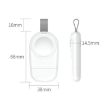 Portable Wireless Magnetic Charger for Apple Watch 1-7/SE (White) USB - 3