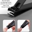 Stainless Steel Dead Skin Nail Trimming Set - 9 PCS (Black) - 5
