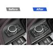 BMW X1 F48/X2 F39 RHD Multimedia Knob Panel Sticker Black - 6