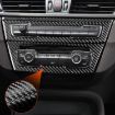BMW X1 F48/X2 F39 LHD Radio & AC Panel Sticker Set (3pcs, Black) - 7