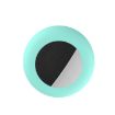 Mint Green Silicone Cover for AirTag Pet Locator Tracker, Size M - 1