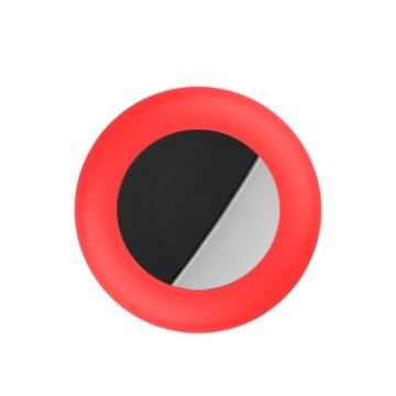 Pet Locator Tracker Silicone Cover for AirTag, Medium Size, Red - 1