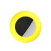 Yellow Silicone Cover for AirTag Pet Locator Tracker, Size L - 1