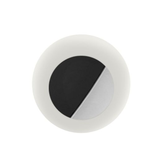 Lime White Silicone Cover for AirTag Pet Locator Tracker, Size L - 1
