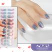 Shiny Onion Powder Waterproof Nail Sticker - 22 Fingers (ZX-3023) - 2