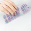 Shiny Onion Powder Waterproof Nail Sticker - 22 Fingers (ZX-3025) - 4
