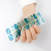 Shiny Onion Powder Waterproof Nail Sticker - 22 Fingers (ZX-3028) - 1