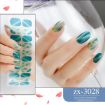 Shiny Onion Powder Waterproof Nail Sticker - 22 Fingers (ZX-3028) - 2