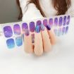Shiny Onion Powder Waterproof Nail Sticker - 22 Fingers (ZX-3031) - 1